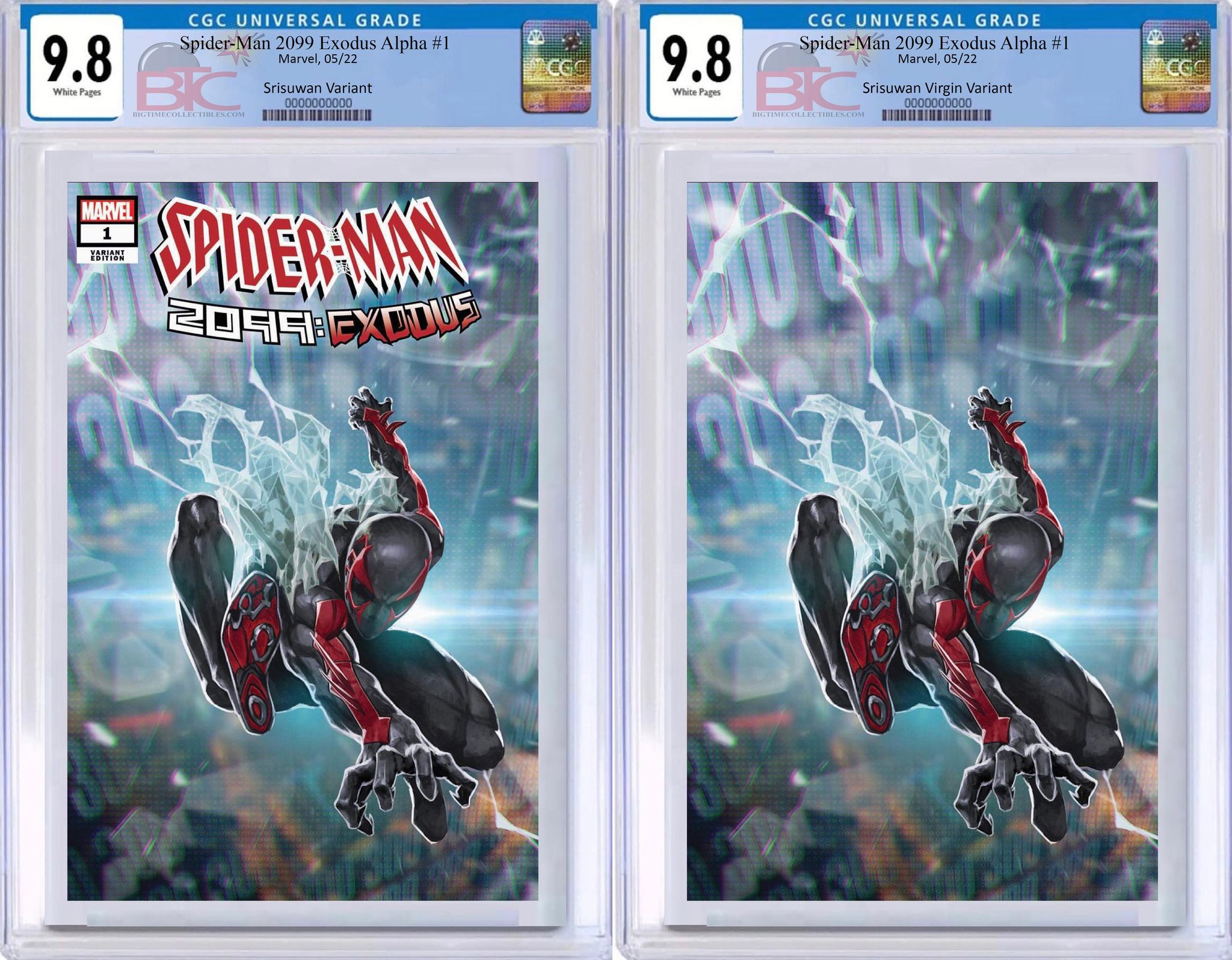 05/25/2022 SPIDER-MAN 2099: EXODUS #1 SKAN SRISUWAN EXCLUSIVE HOMAGE VARIANT OPTIONS (M1)