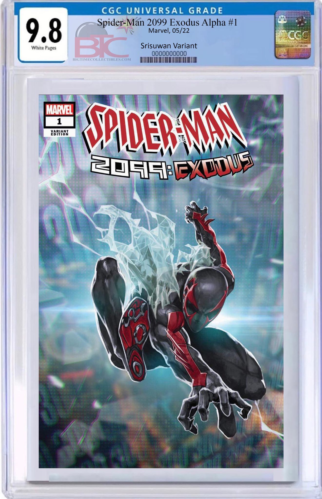 05/25/2022 SPIDER-MAN 2099: EXODUS #1 SKAN SRISUWAN EXCLUSIVE HOMAGE VARIANT OPTIONS (M1)