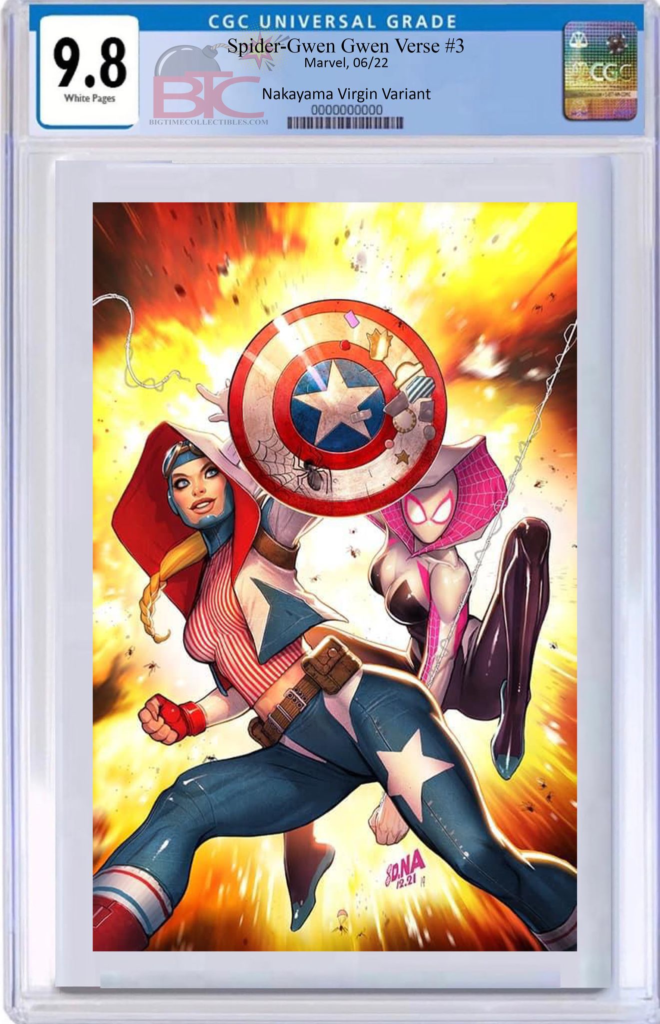 06/15/2022 SPIDER-GWEN: GWENVERSE 3 DAVID NAKAYAMA EXCLUSIVE VIRGIN VARIANT