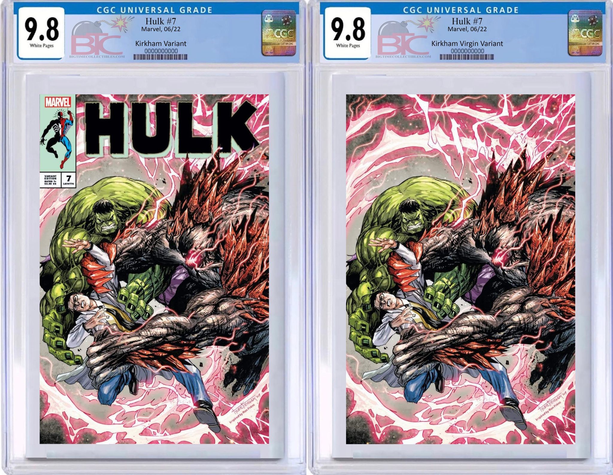 HULK 7 TYLER KIRKHAM EXCLUSIVE HOMAGE VARIANT OPTIONS (M2)(M3)