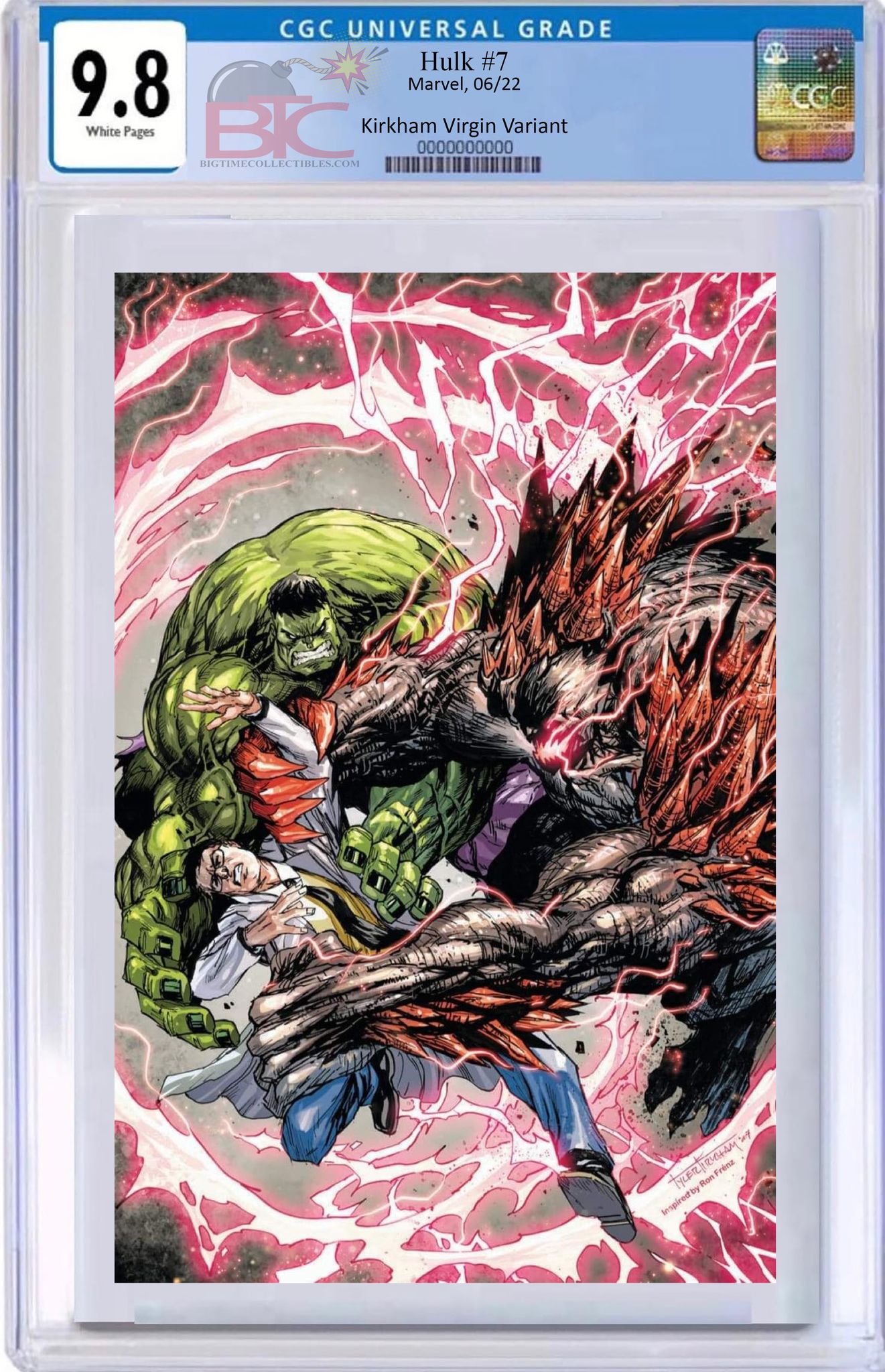 HULK 7 TYLER KIRKHAM EXCLUSIVE HOMAGE VARIANT OPTIONS (M2)(M3)