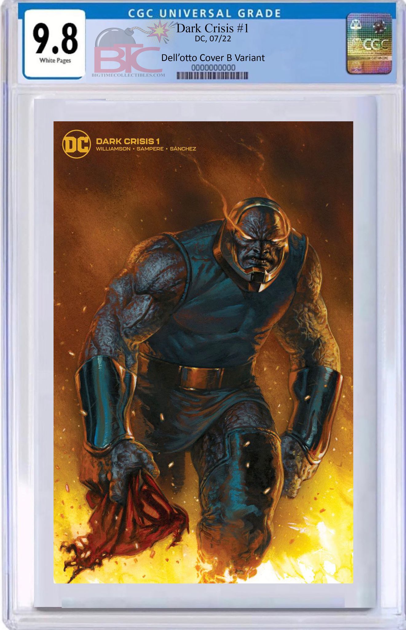 DARK CRISIS #1 GABRIELE DELL'OTTO EXCLUSIVE VARIANT COVER RAW & GRADED OPTIONS (D2)