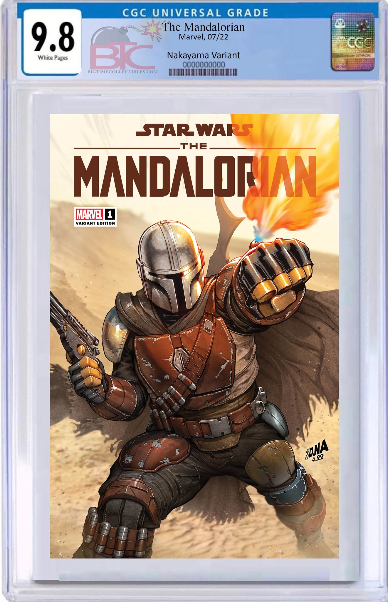 07/13/2022 STAR WARS THE MANDALORIAN 1 DAVID NAKAYAMA EXCLUSIVE VARIANT OPTIONS (M20)