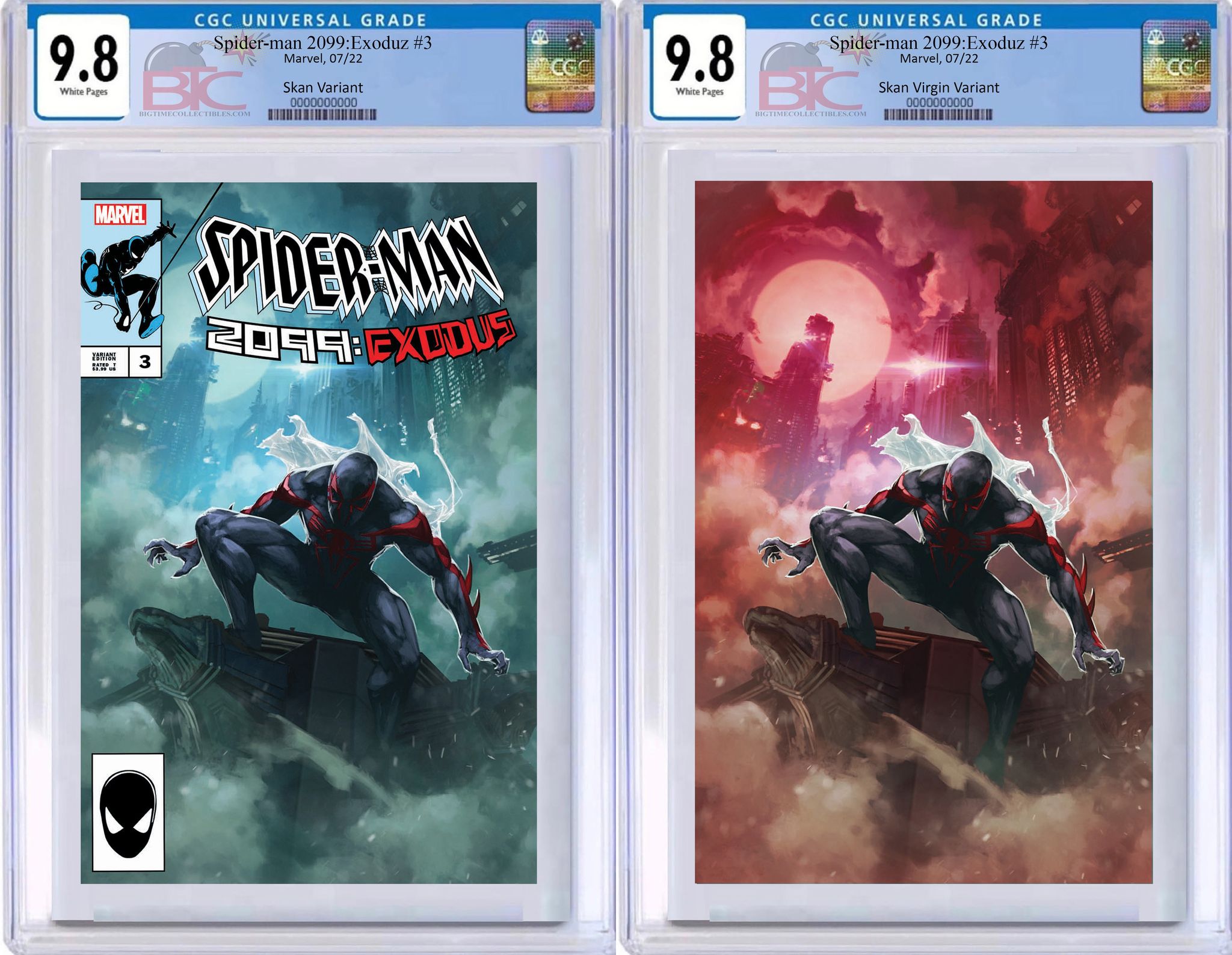 06/29/2022 SPIDER-MAN 2099 EXODUS #3 SKAN SRISUWAN EXCLUSIVE VARIANT OPTIONS (M1)