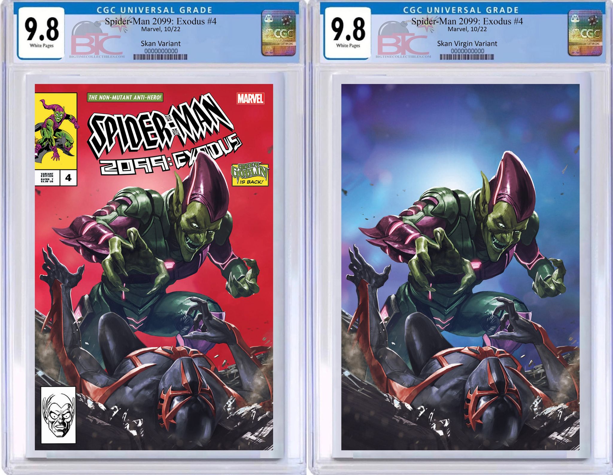 07/13/2022 SPIDER-MAN 2099 EXODUS #4 SKAN SRISUWAN EXCLUSIVE HOMAGE VARIANT OPTIONS (M1)