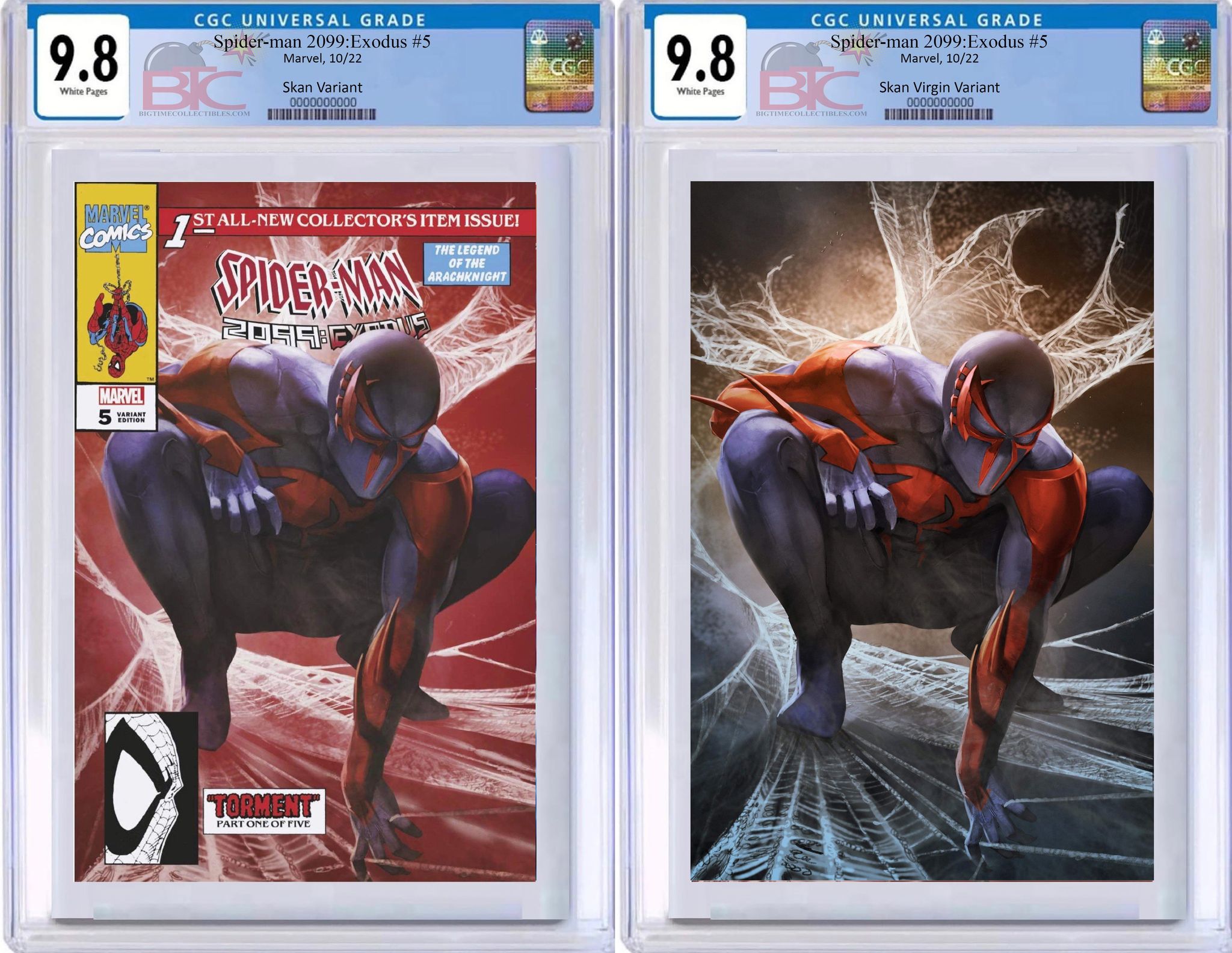 08/03/2022 SPIDER-MAN 2099 EXODUS #5 SKAN SRISUWAN EXCLUSIVE VARIANT OPTIONS (M1)