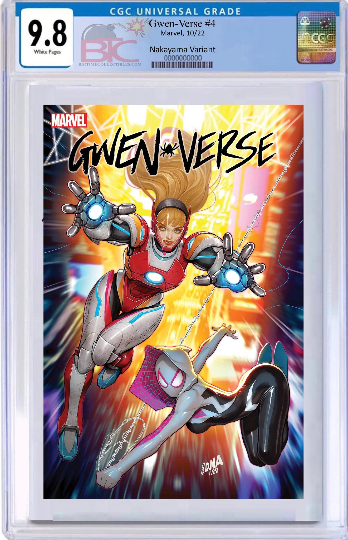 07/20/2022 SPIDER-GWEN GWENVERSE #4 DAVID NAKAYAMA EXCLUSIVE VIRGIN VARIANT SET (M1)