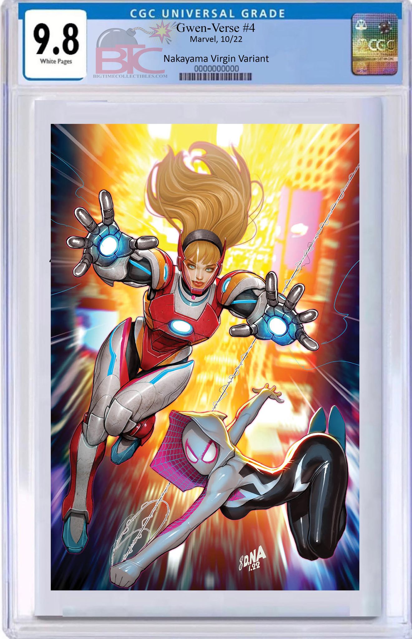 07/20/2022 SPIDER-GWEN GWENVERSE #4 DAVID NAKAYAMA EXCLUSIVE VIRGIN VARIANT SET (M1)