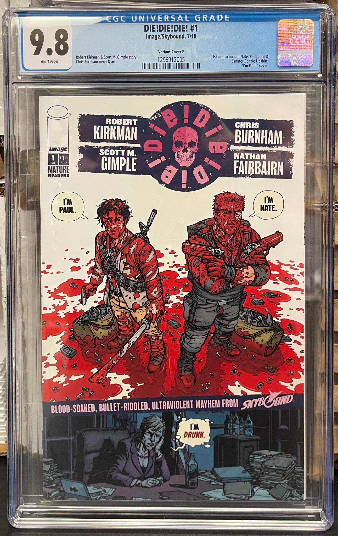 DIE!DIE!DIE! #1 VARIANT COVER F CGC 9.8