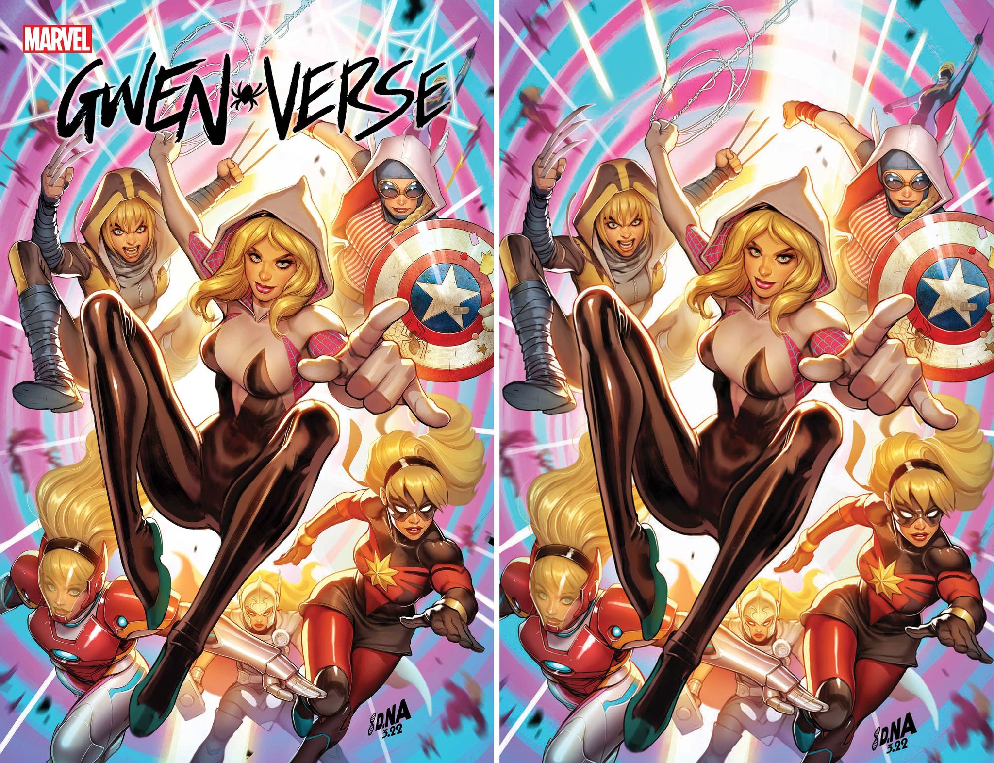08/24/2022 SPIDER-GWEN GWENVERSE #5 DAVID NAKAYAMA EXCLUSIVE VIRGIN VARIANT W/FREE TRADE DRESS (M2)