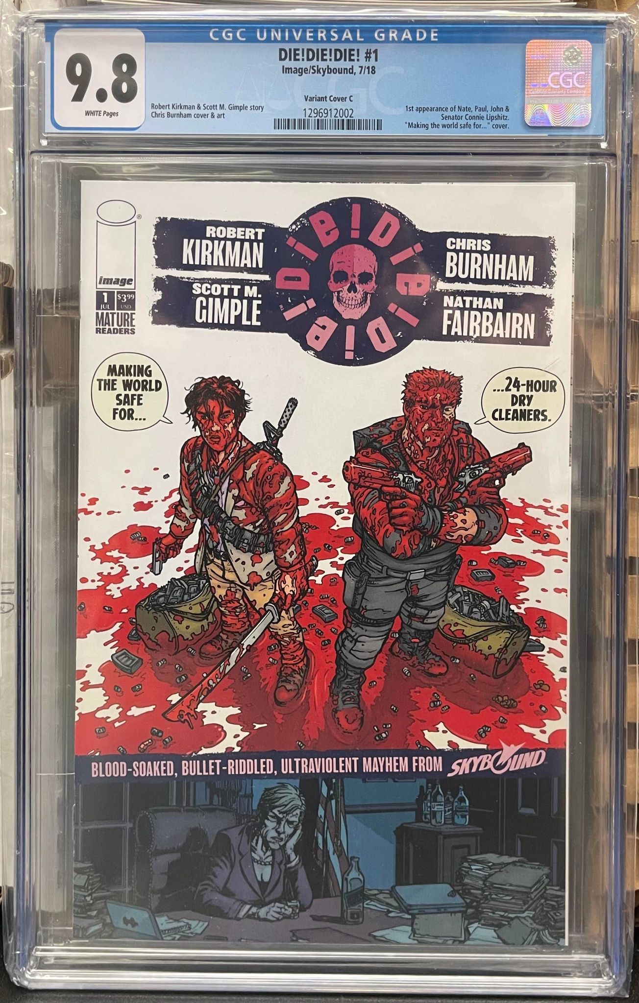 DIE!DIE!DIE! #1 VARIANT COVER C CGC 9.8