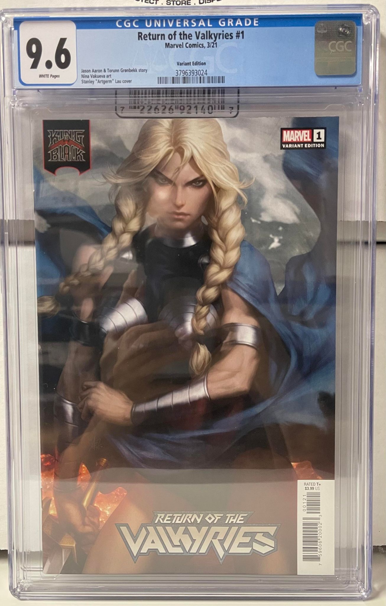 KING IN BLACK RETURN OF VALKYRIES #1 ARTGERM VARIANT (TRADE DRESS) CGC 9.6 (INSTOCK) C76