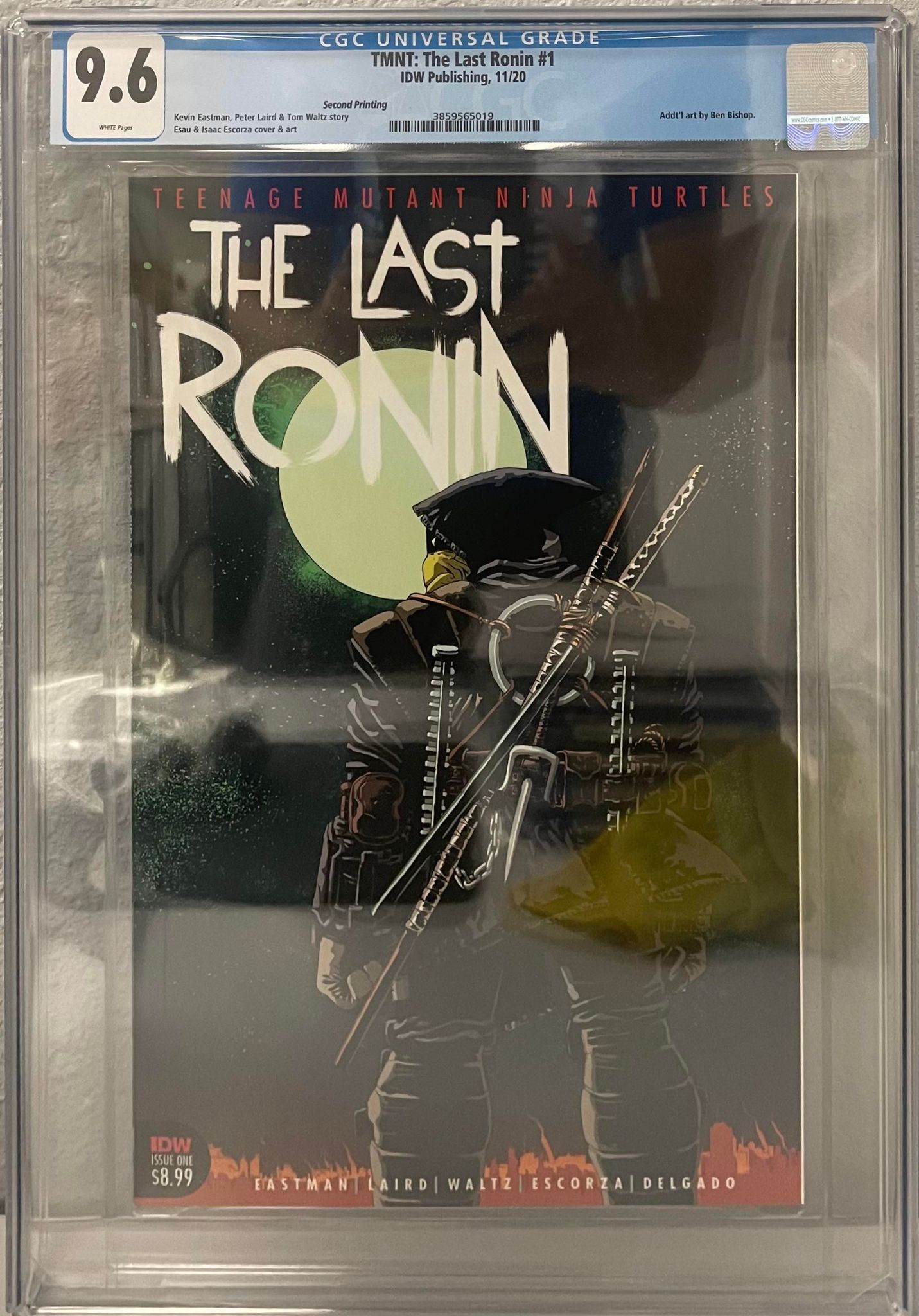 TMNT THE LAST RONIN #1 SECOND PRINTING CGC 9.6 (INSTOCK) C44
