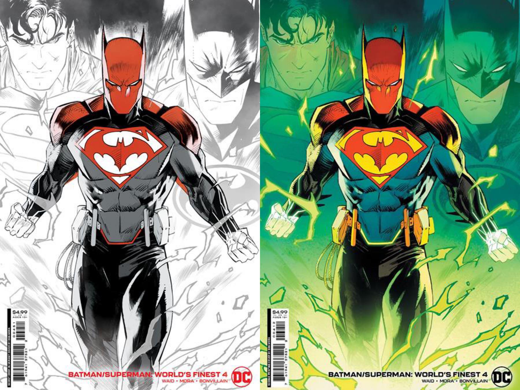 08/02/2022 BATMAN SUPERMAN WORLDS FINEST #4 FIRST & SECOND PRINT COMBO