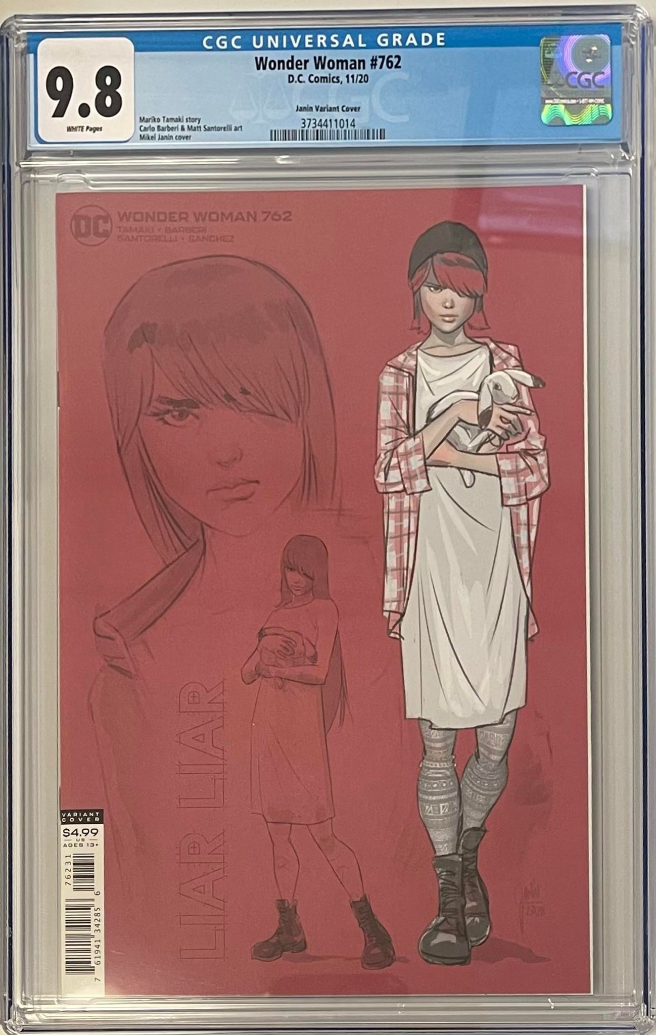 WONDER WOMAN #762 1:25 JANIN VARIANT CGC 9.8 (INSTOCK) C66