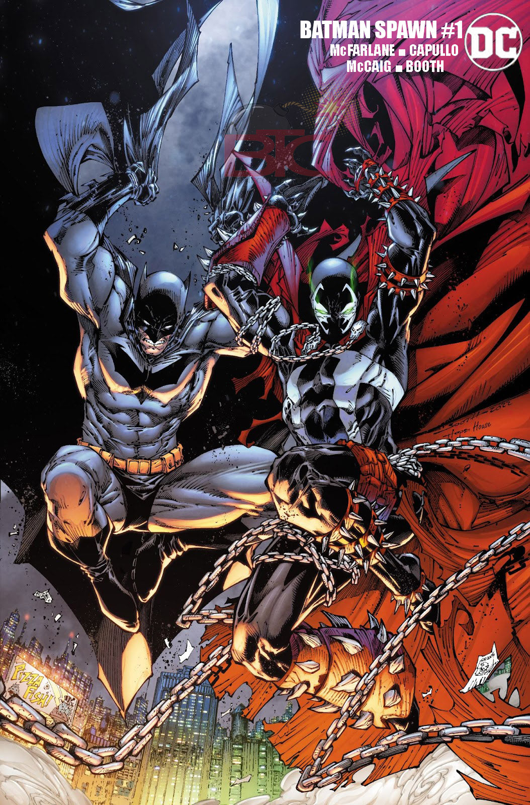 12/13/2022 BATMAN SPAWN #1 (ONE SHOT) CVR M INC 1:50 BRETT BOOTH VARIANT