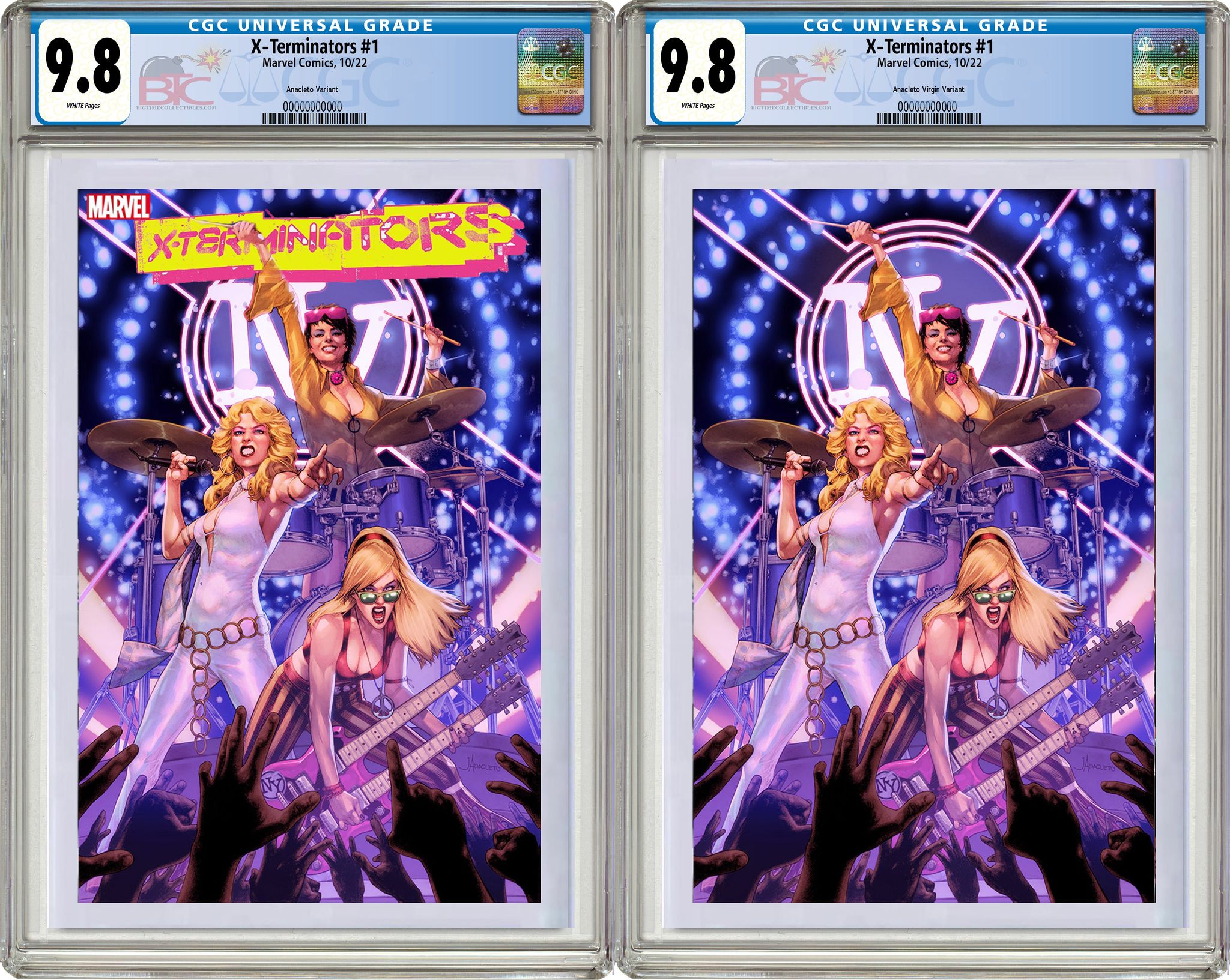 09/21/2022 X-TERMINATORS #1 JAY ANACLETO "70'S NY CONCERT" EXCLUSIVE VARIANT OPTIONS