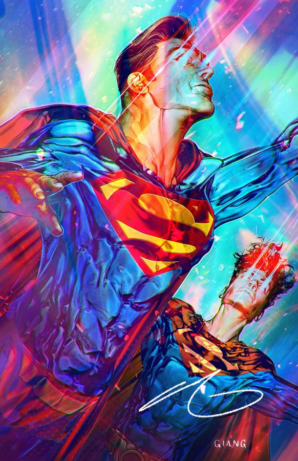 SUPERMAN SON OF KAL-EL #17 JOHN GIANG EXCLUSIVE VIRGIN FOIL VARIANT