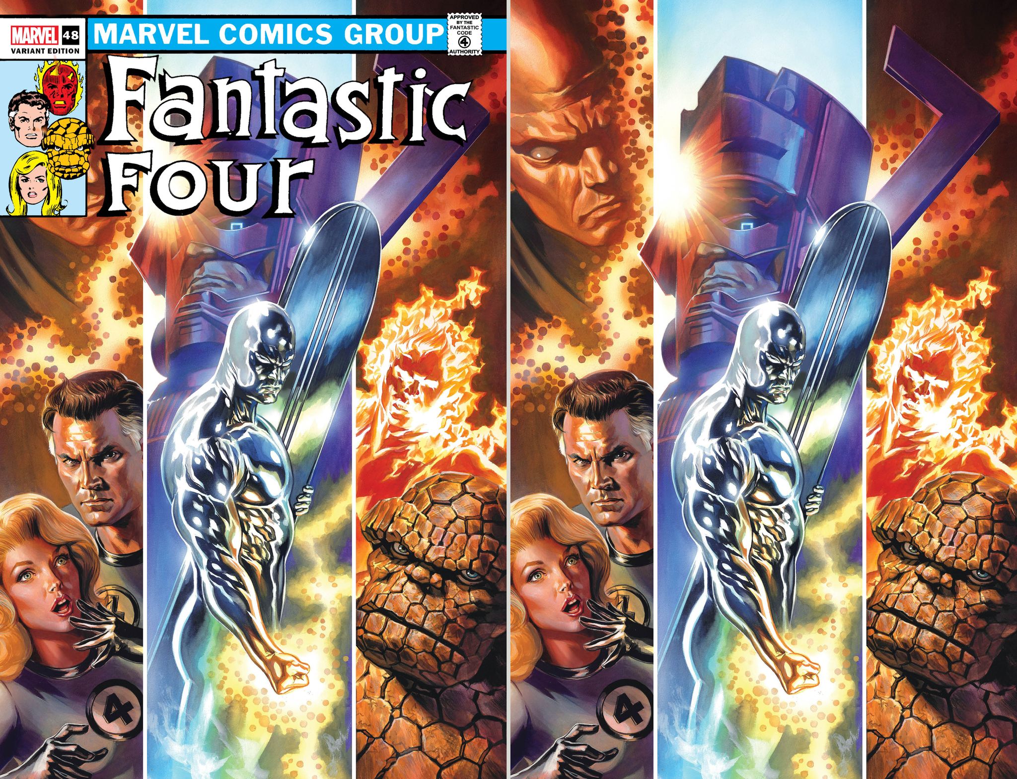 FANTASTIC FOUR #48 FELIPE MASSAFERA EXCLUSIVE VARIANT OPTIONS (M4)(M11)