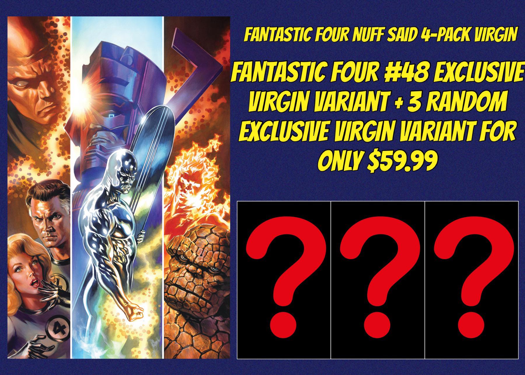 10/12/2022 FANTASTIC FOUR NUFF SAID 4-PACK VIRGIN