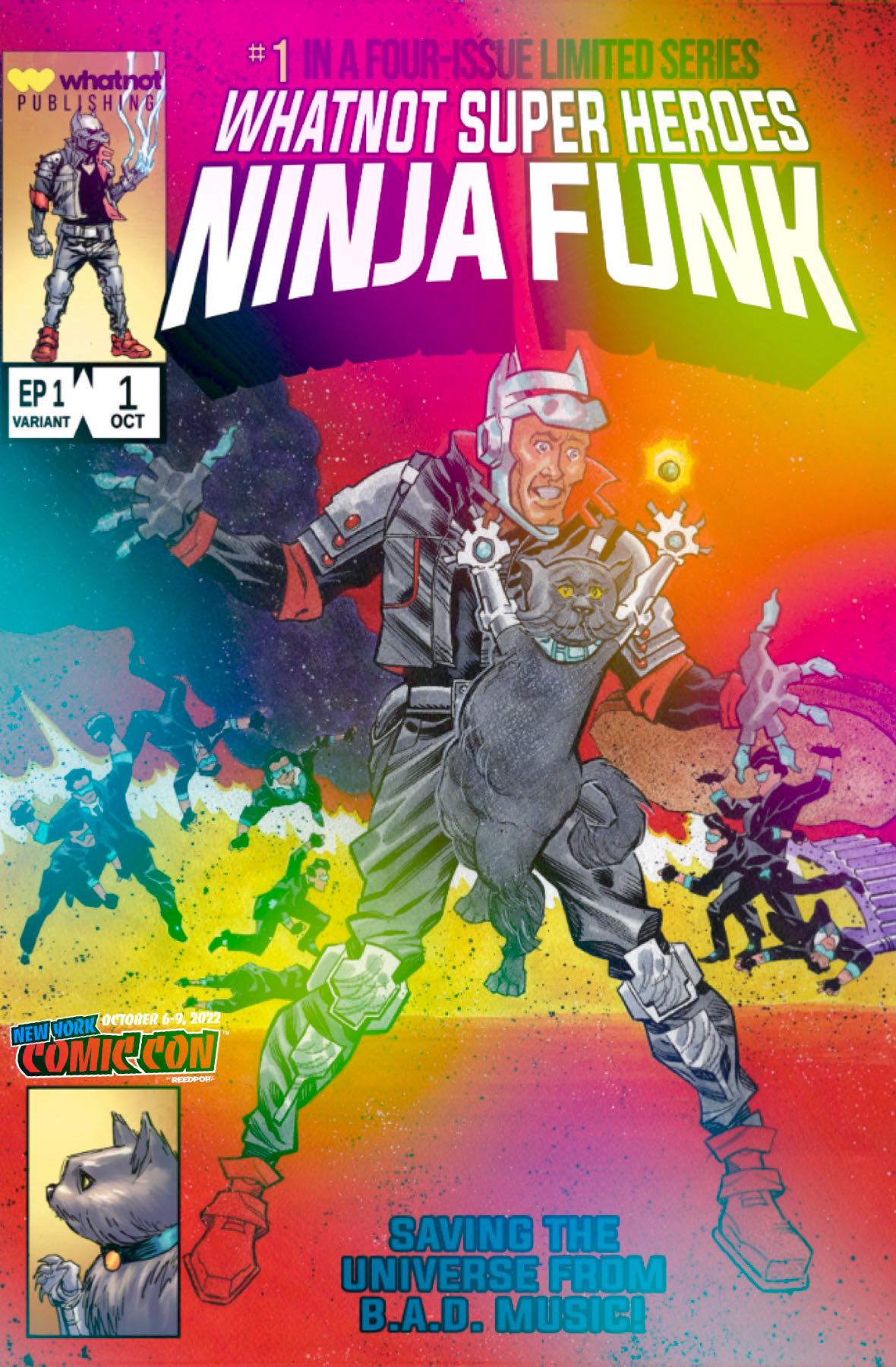 NINJA FUNK #1 JOHN BEATTY NYCC EXCLUSIVE SECRET WARS 8 HOMAGE OPTIONS