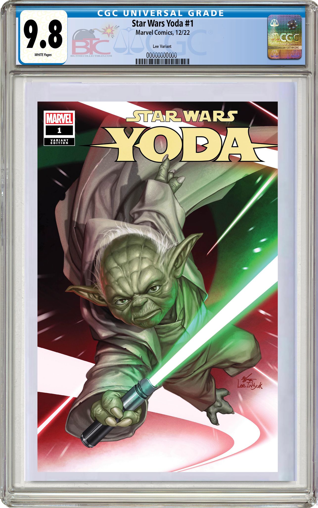 11/23/2022 STAR WARS YODA #1 INHYUK LEE EXCLUSIVE VARIANT OPTIONS