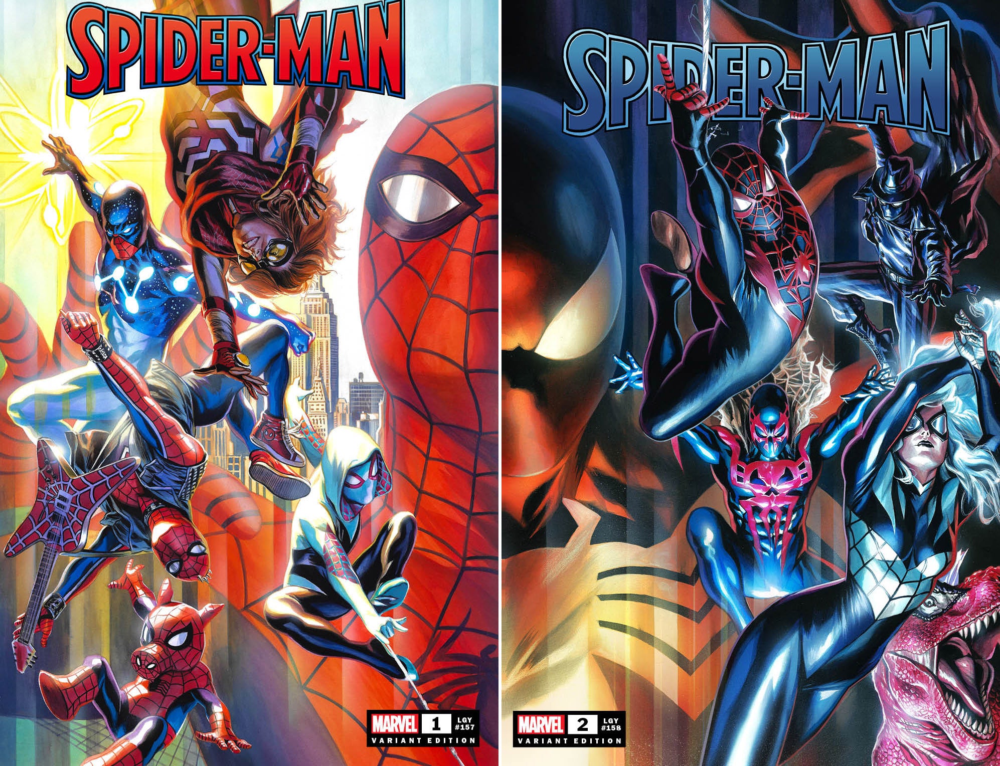 11/09/2022 SPIDER-MAN #1 & #2 FELIPE MASSAFERA EXCLUSIVE CONNECTING COMBOS (BOTH M4)