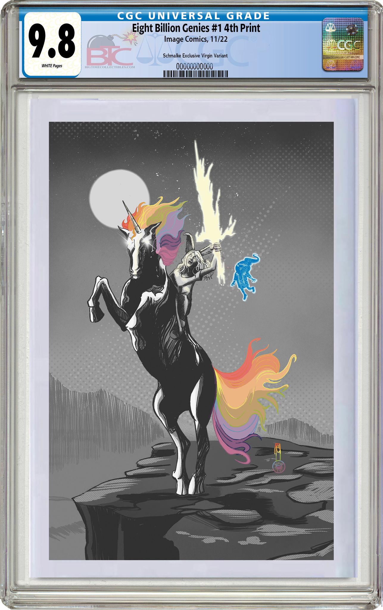 EIGHT BILLION GENIES #1 SCHMALKE EXCLUSIVE VIRGIN VARIANT (4TH PTG)