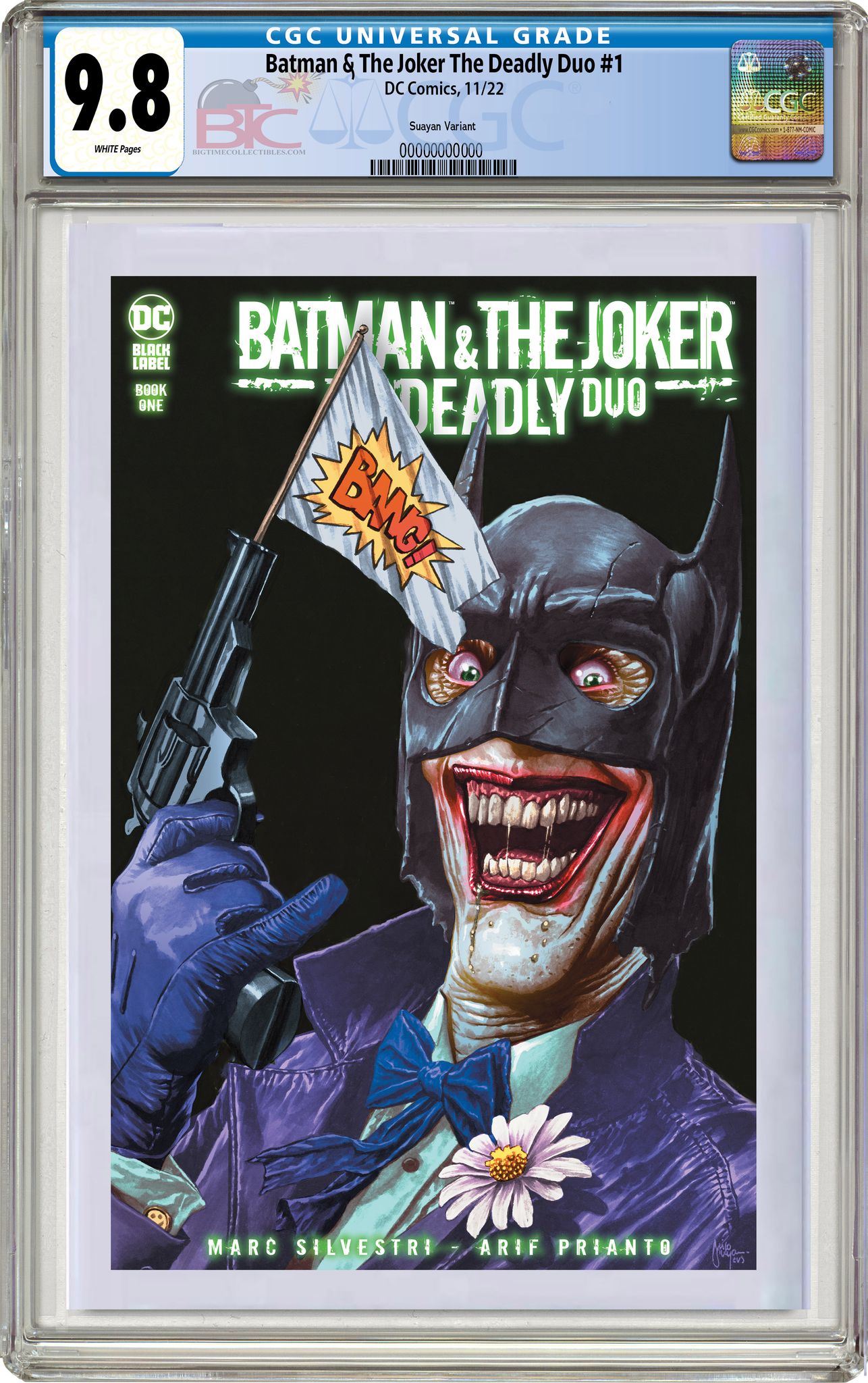 BATMAN & THE JOKER THE DEADLY DUO #1 MICO SUAYAN EXCLUSIVE VARIANT CGC GRADED OPTIONS