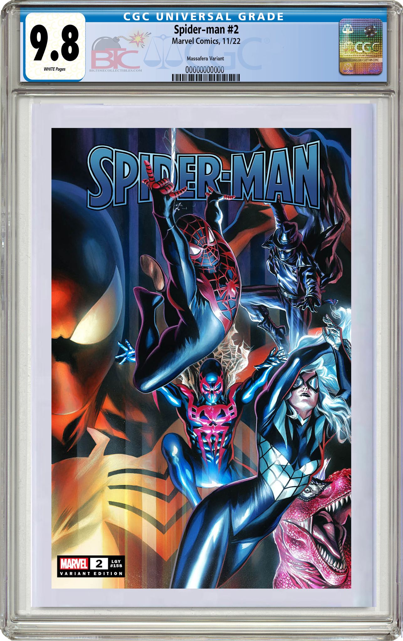 11/09/2022 SPIDER-MAN #2 FELIPE MASSAFERA EXCLUSIVE VARIANT COVER OPTIONS (M4)