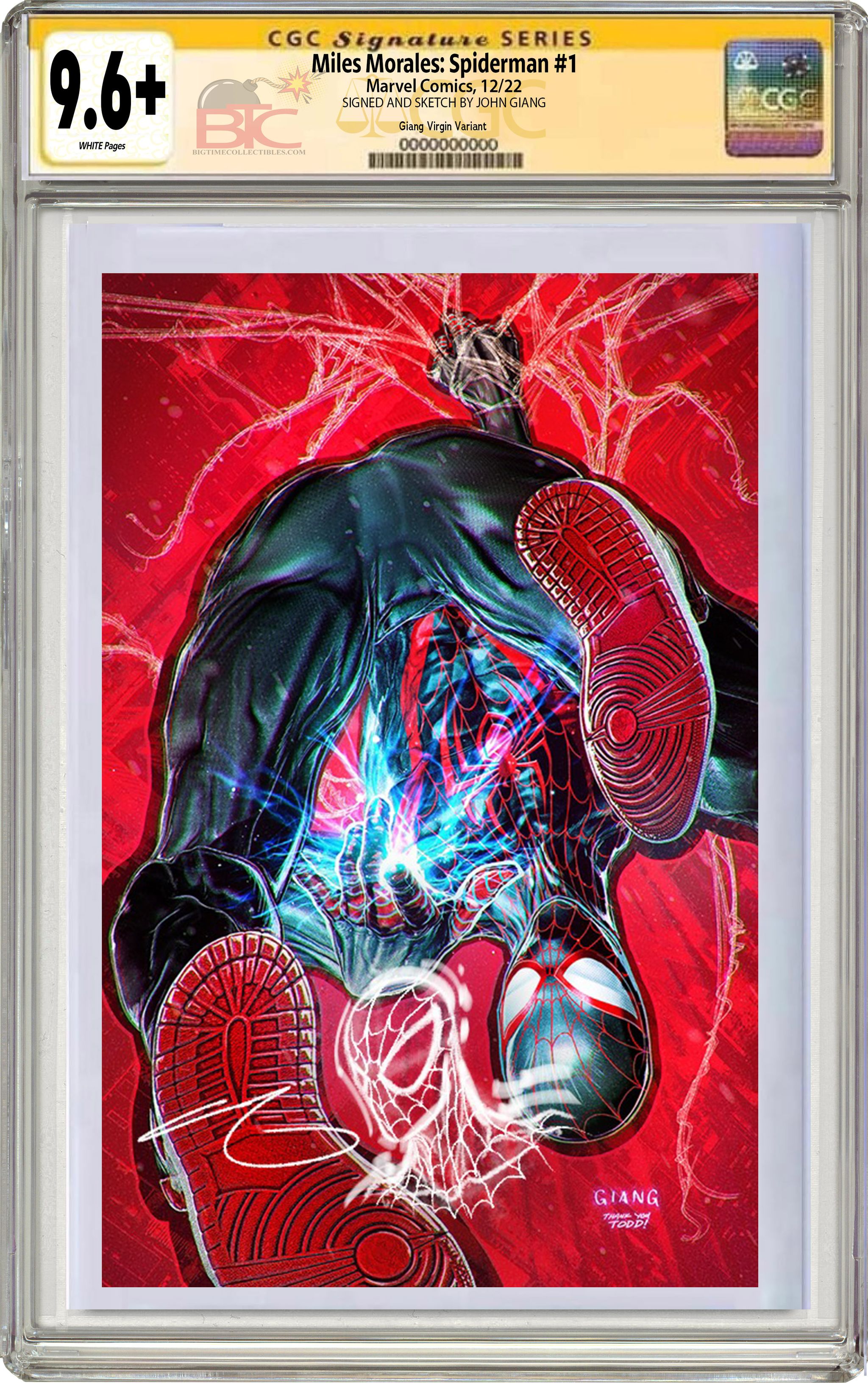 MILES MORALES SPIDER-MAN #1 JOHN GIANG INAUGURAL MARVEL EXCLUSIVE VARIANT COVERS