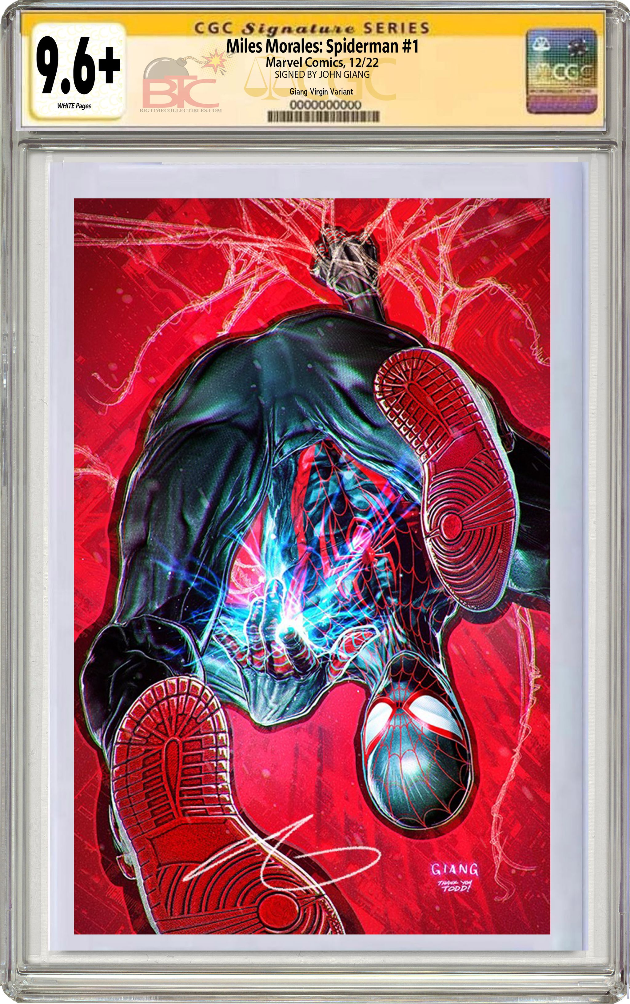 MILES MORALES SPIDER-MAN #1 JOHN GIANG INAUGURAL MARVEL EXCLUSIVE VARIANT COVERS