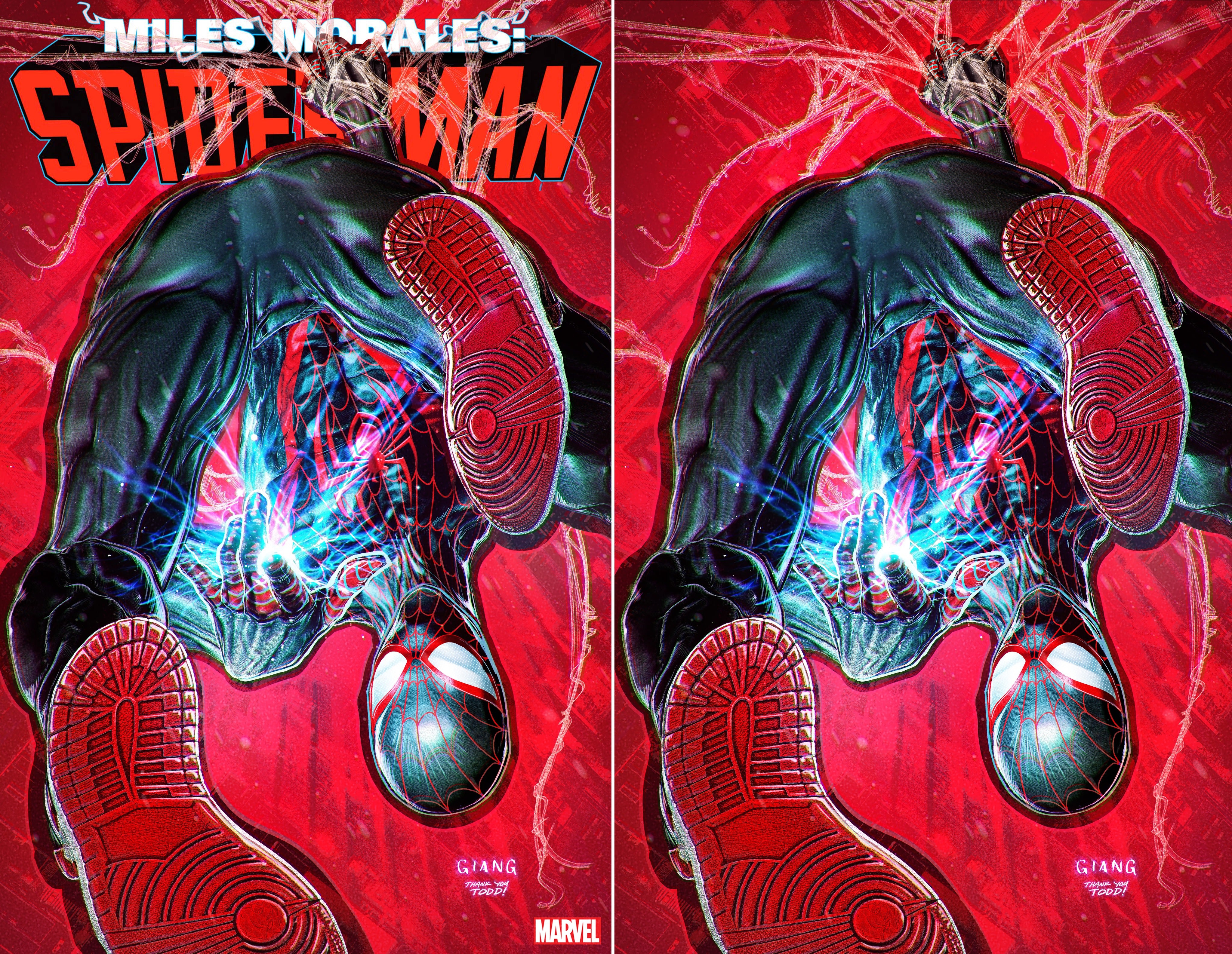 MILES MORALES SPIDER-MAN #1 JOHN GIANG INAUGURAL MARVEL EXCLUSIVE VARIANT COVERS