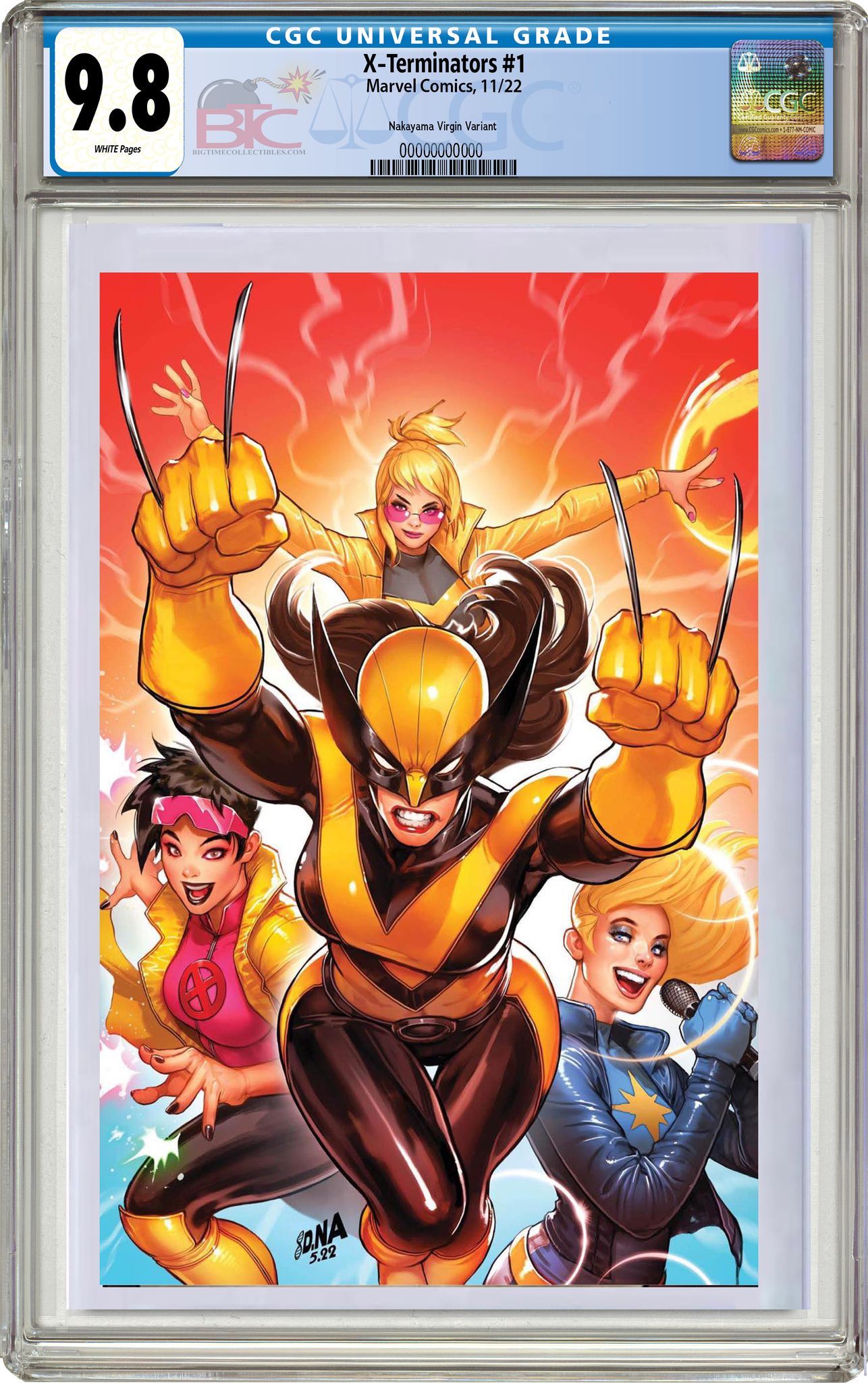 11/30/2022 X-TERMINATORS #3 DAVID NAKAYAMA EXCLUSIVE VIRGIN VARIANT (M20)