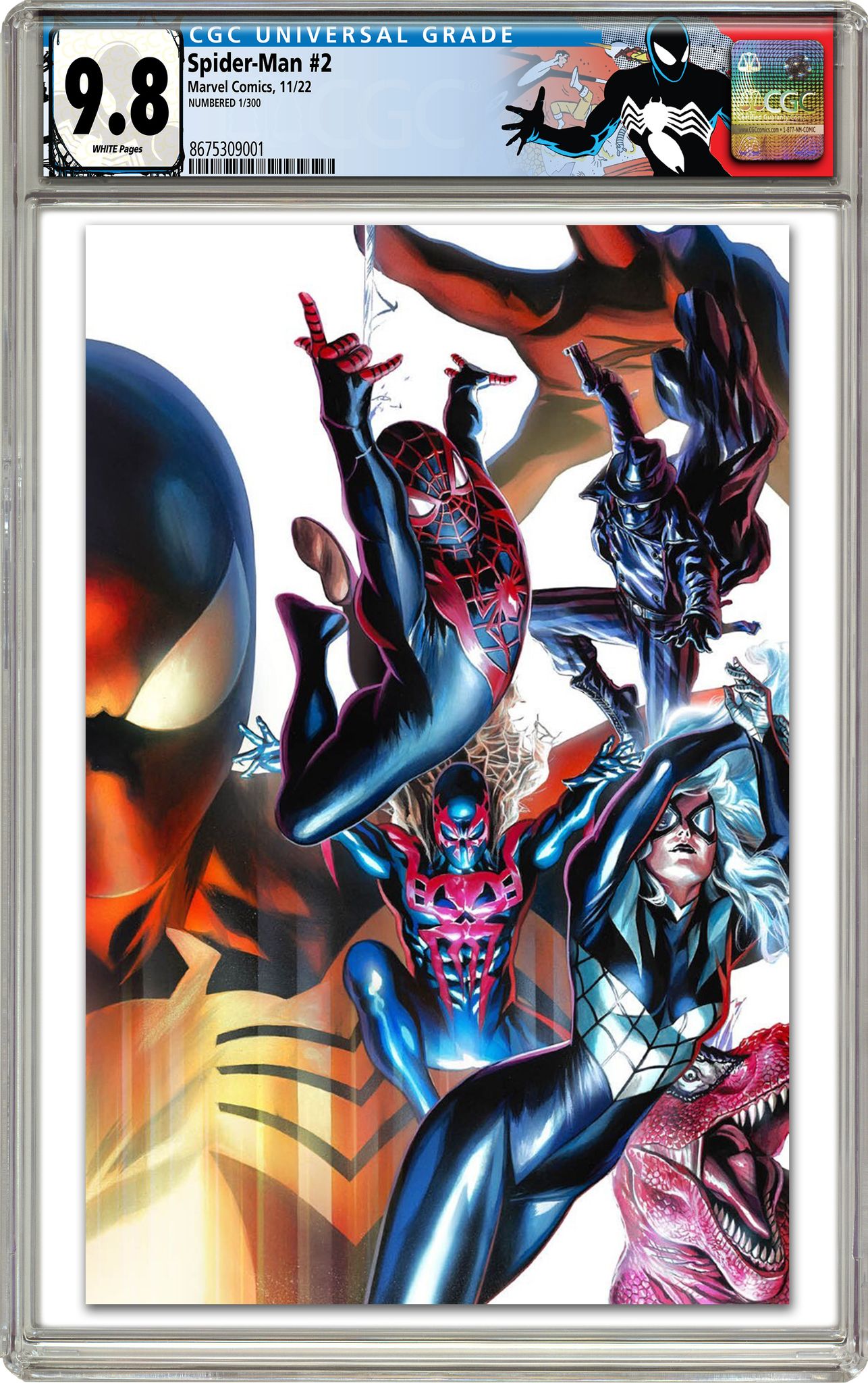 SPIDER-MAN #1 & #2 MASSAFERA CGC 9.8 LIMITED EDITION OPTIONS