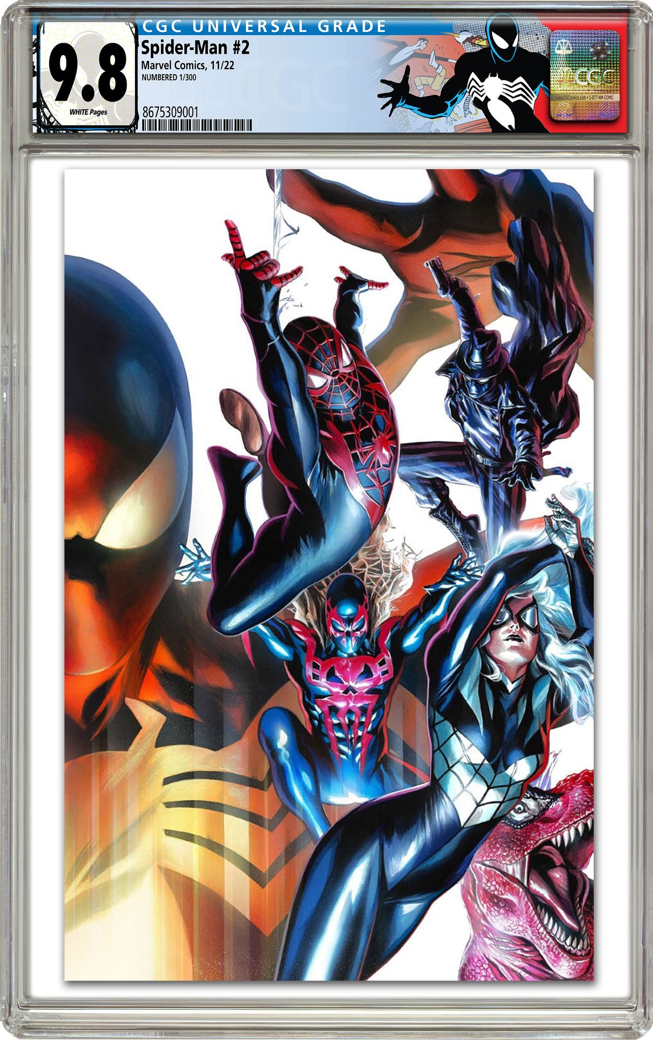 SPIDER-MAN #1 & #2 CGC 9.8 LIMITED EDITION OPTIONS