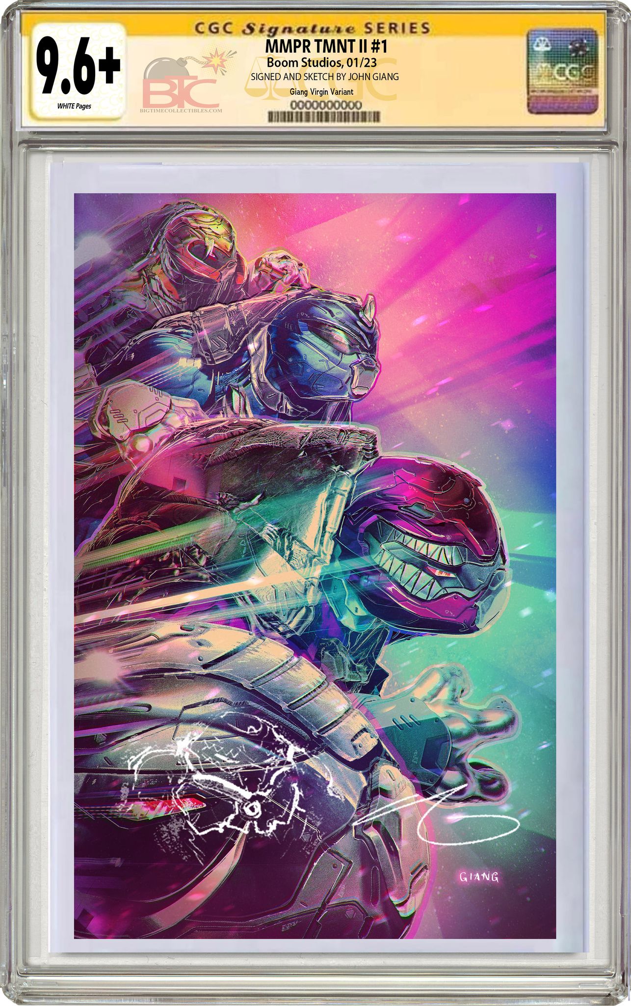 MMPR TMNT II #1 JOHN GIANG EXCLUSIVE VIRGIN VARIANT OPTIONS