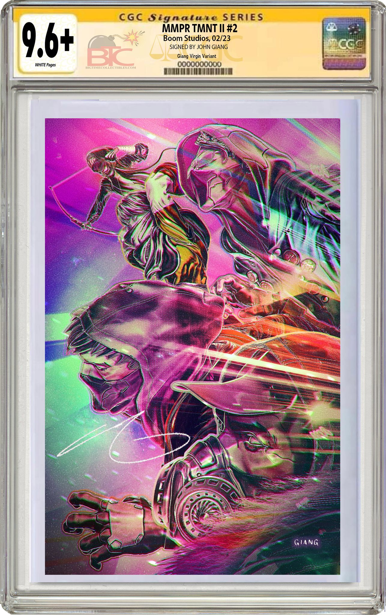 MMPR TMNT II #2 JOHN GIANG EXCLUSIVE VIRGIN VARIANT OPTIONS