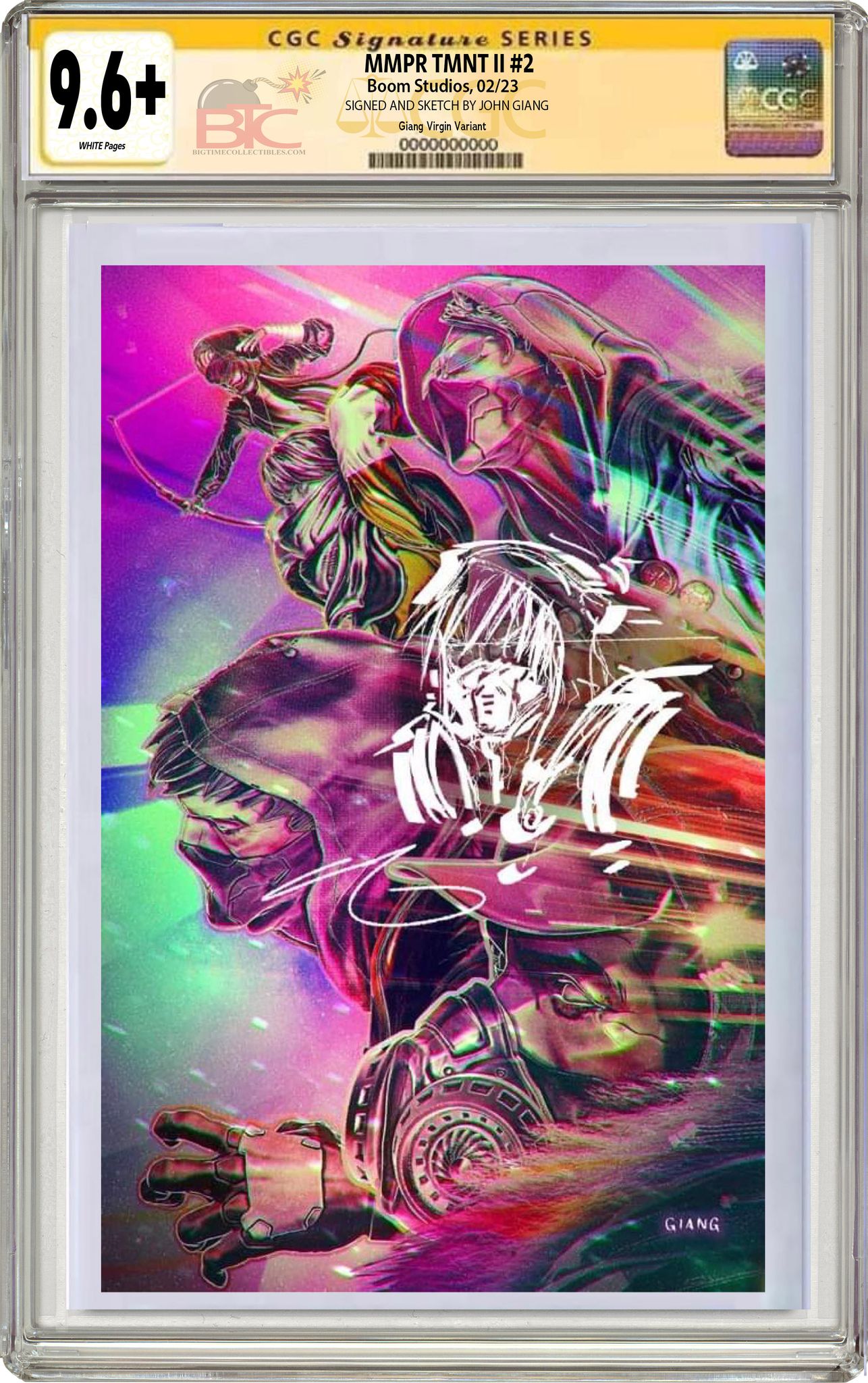 MMPR TMNT II #2 JOHN GIANG EXCLUSIVE VIRGIN VARIANT OPTIONS