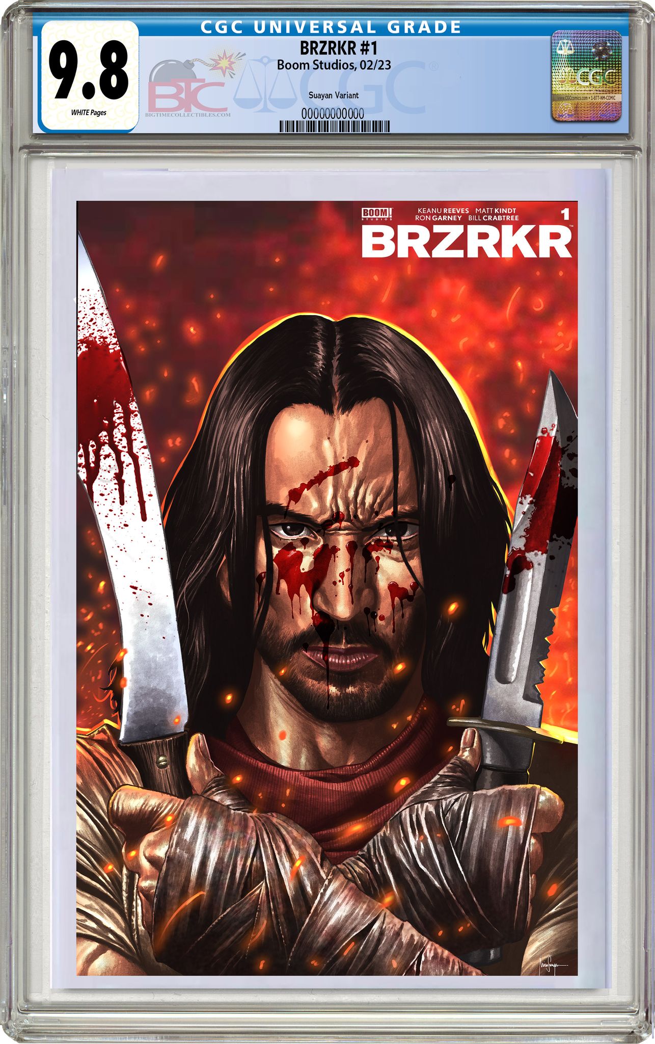 BRZRKR (BERZERKER) #1 MICO SUAYAN EXCLUSIVE IMMORTAL PRINTING