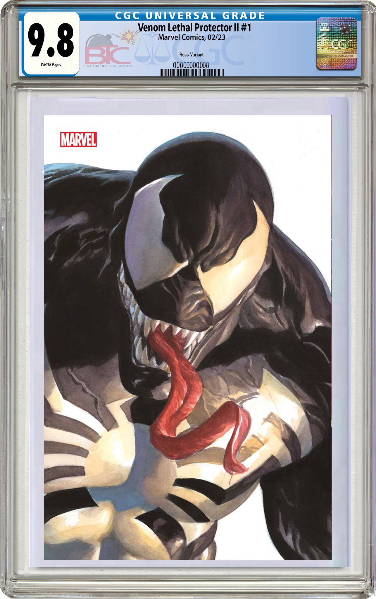 03/29/2023 VENOM LETHAL PROTECTOR II #1 (OF 5) ROSS TIMELESS VENOM VIRGIN  VARIANT CGC 9.8