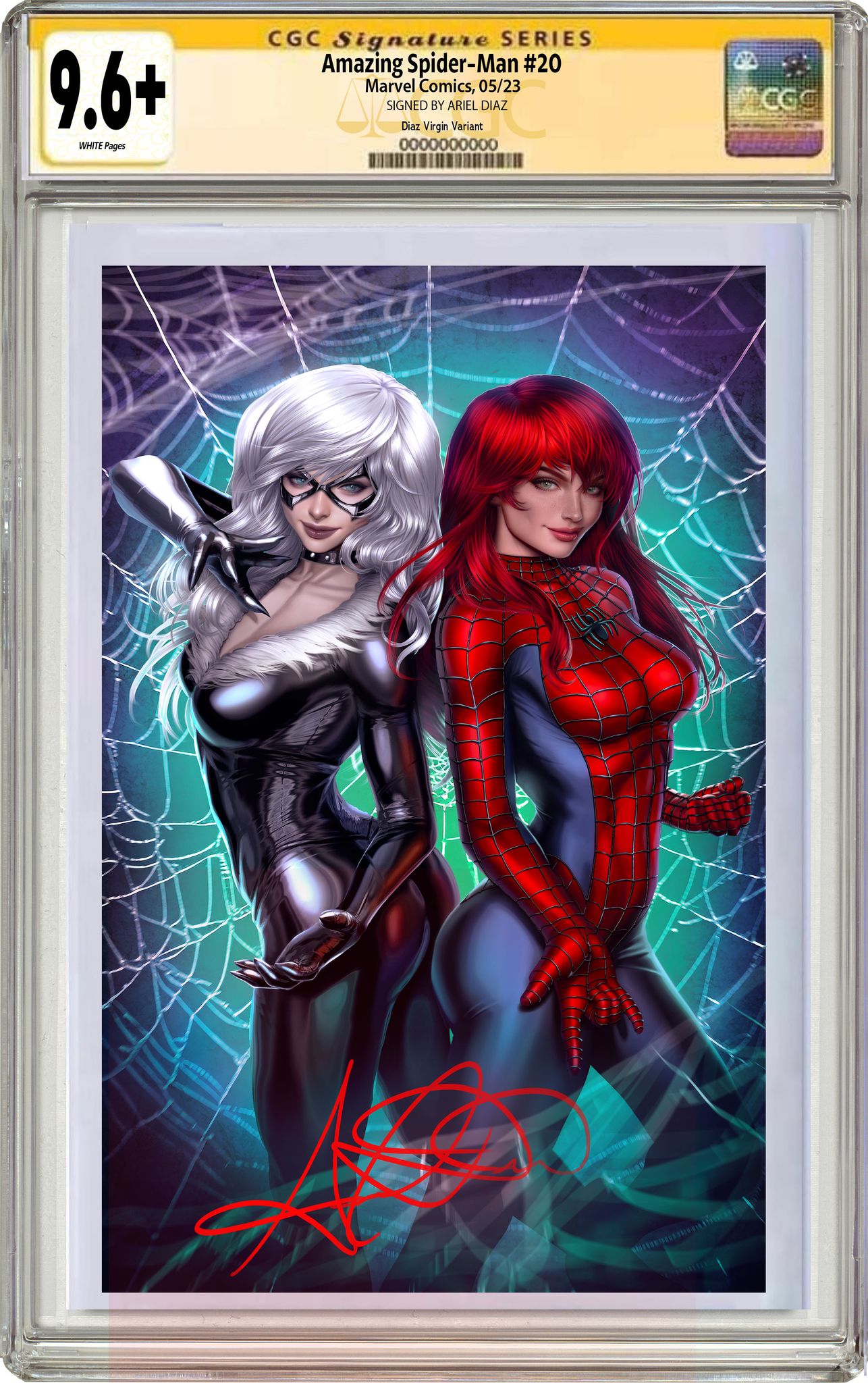 AMAZING SPIDER-MAN #20 ARIEL DIAZ FIRST EVER MARVEL EXCLUSIVE VARIANT COVERS
