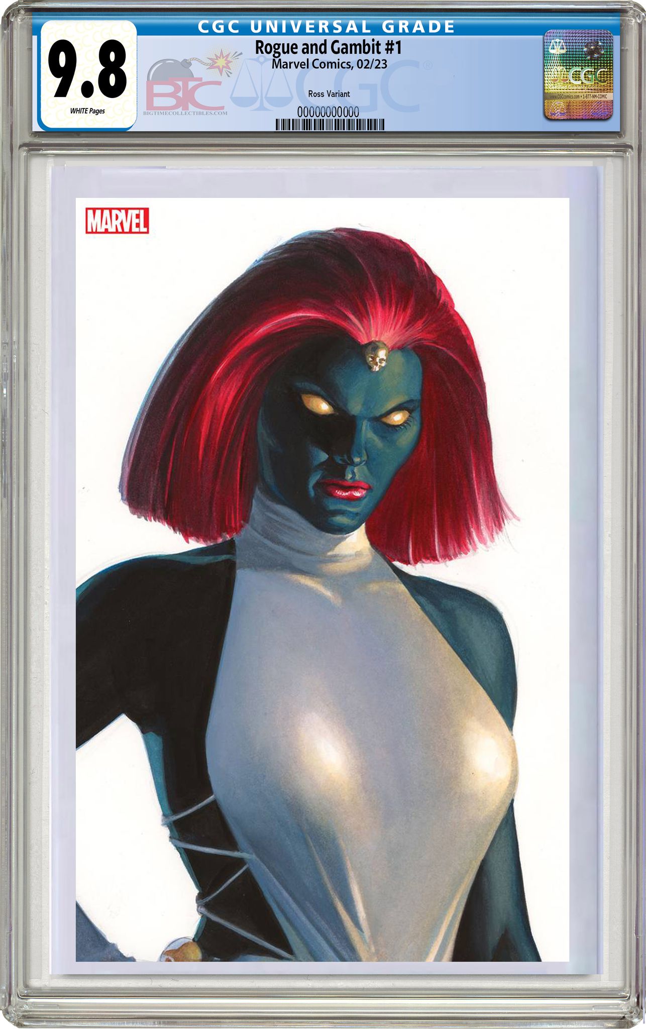 ROGUE AND GAMBIT #1 ROSS TIMELESS MYSTIQUE VIRGIN VARIANT CGC 9.8 (INSTOCK) C71