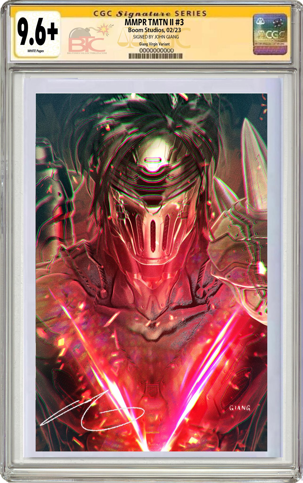 MMPR TMNT II #3 JOHN GIANG RANGER X VARIANT (I1)(I2)