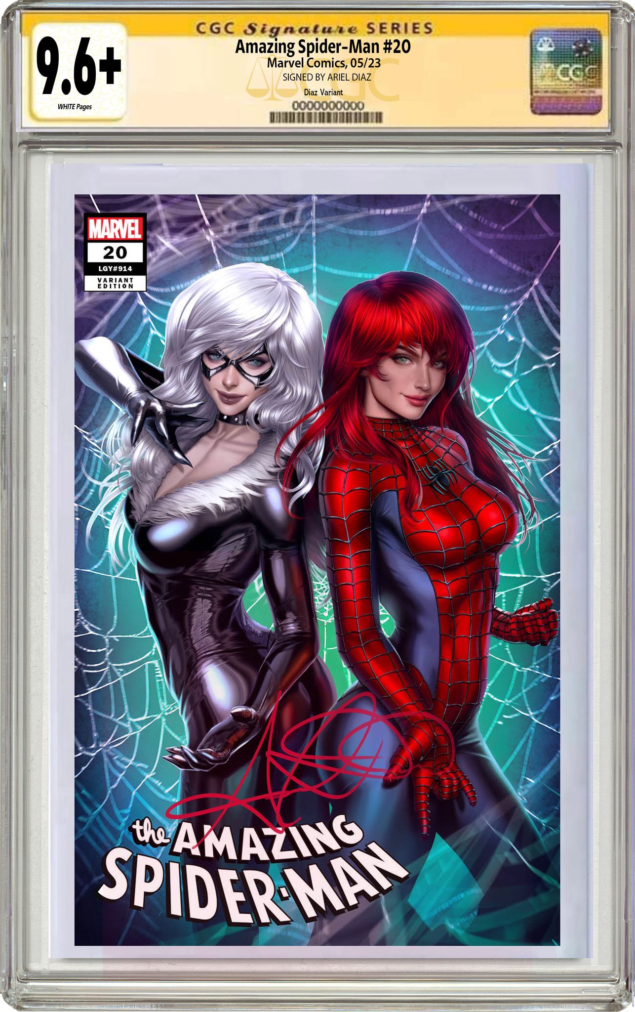 AMAZING SPIDER-MAN #20 ARIEL DIAZ FIRST EVER MARVEL EXCLUSIVE VARIANT COVERS