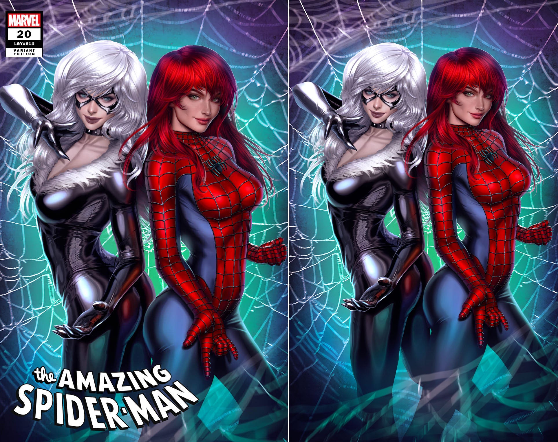 AMAZING SPIDER-MAN #20 ARIEL DIAZ FIRST EVER MARVEL EXCLUSIVE VARIANT COVERS