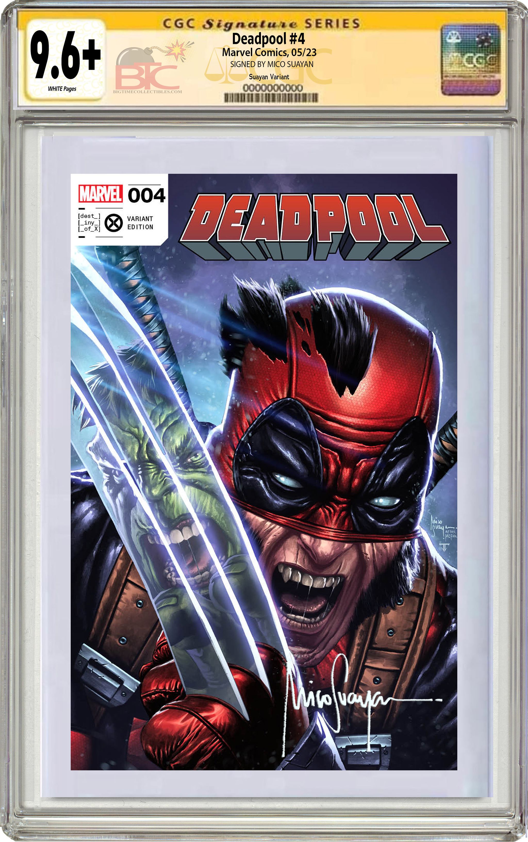 DEADPOOL #4 MICO SUAYAN EXCLUSIVE VARIANT COVERS
