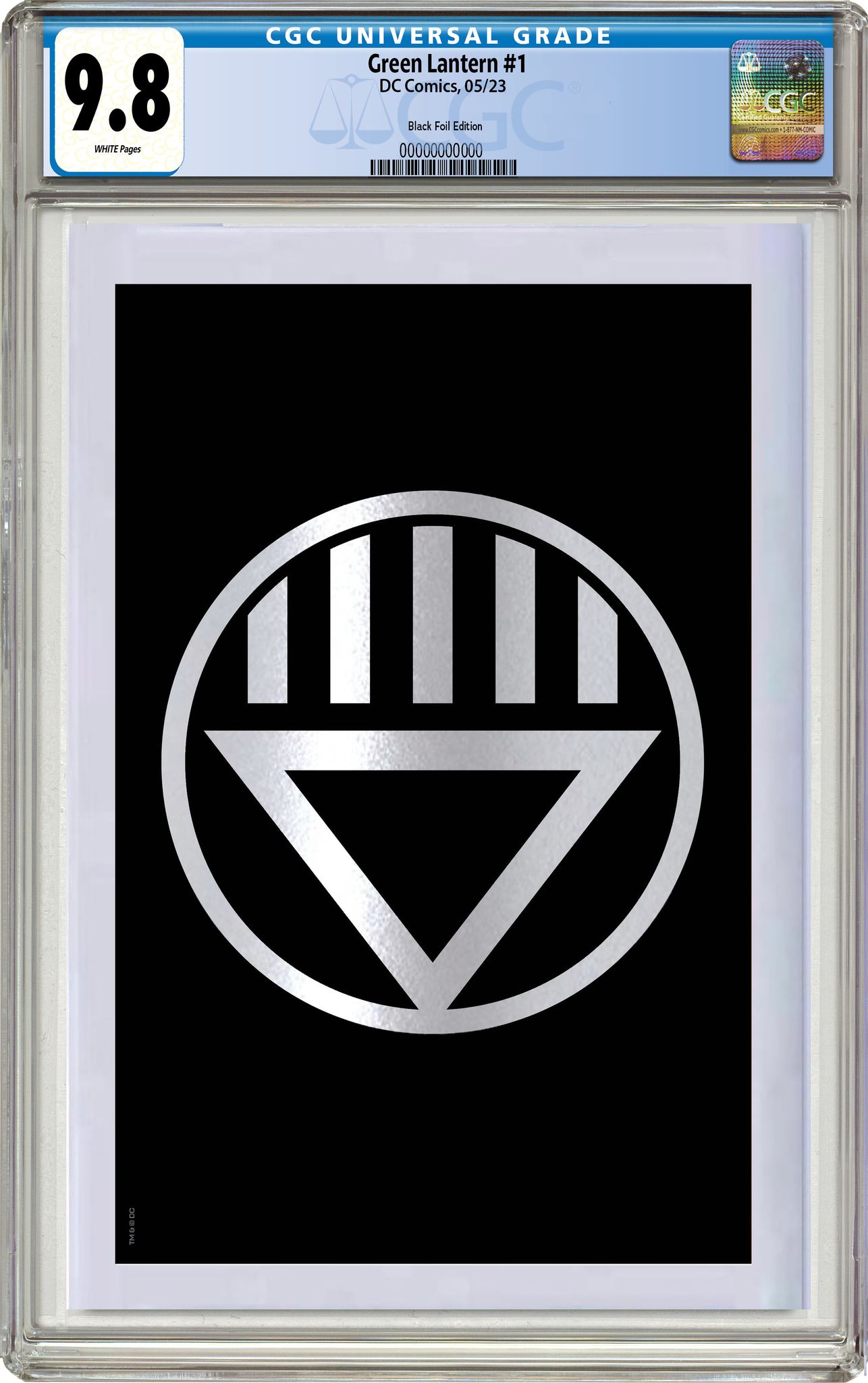 GREEN LANTERN #1 BLACK LANTERN SPOT SILVER FOIL EDITION RAW & GRADED OPTIONS - 5/9/2023