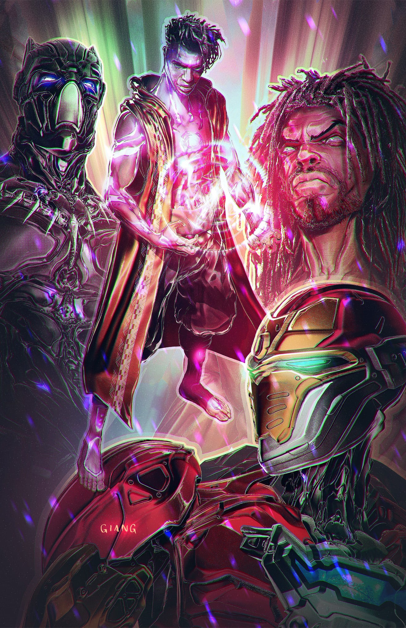 MARVELS VOICES WAKANDA FOREVER #1 JOHN GIANG EXCLUSIVE VARIANT OPTIONS