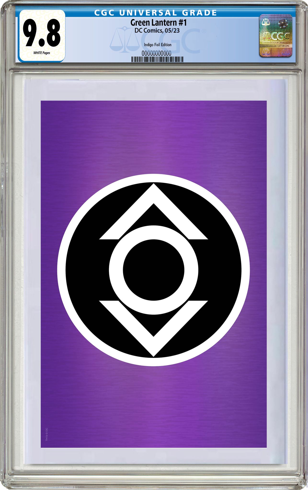 GREEN LANTERN #1 INDIGO LANTERN FOIL EDITION RAW & GRADED OPTIONS - 5/9/2023